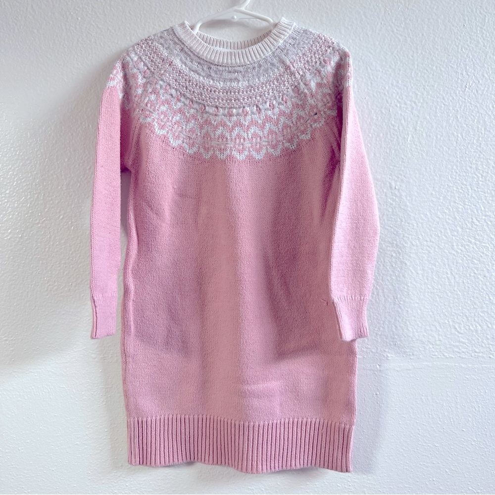 Gap Kids Pink Wool Long Sleeves Dress size small / 6-7yo